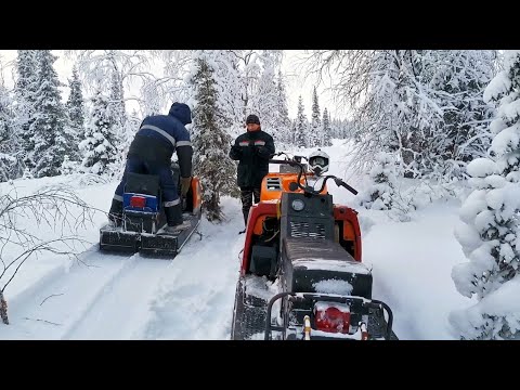 Видео: Снегоход Буран.Полный газ-Буран не спас.Вижас НАО