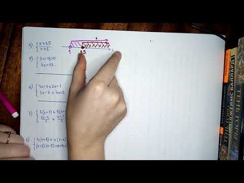 Видео: 8 класс. Решение систем неравенств. Алгебра.