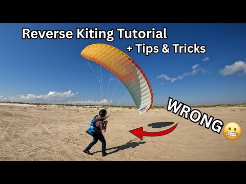 Видео: Учебное пособие по обратному кайтингу на парамоторе/параплане — простые советы для начинающих!