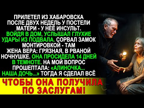 Видео: Вернулся из Хабаровска от больной матери и нашёл жену запертой в подвале. Это сделала дочь...