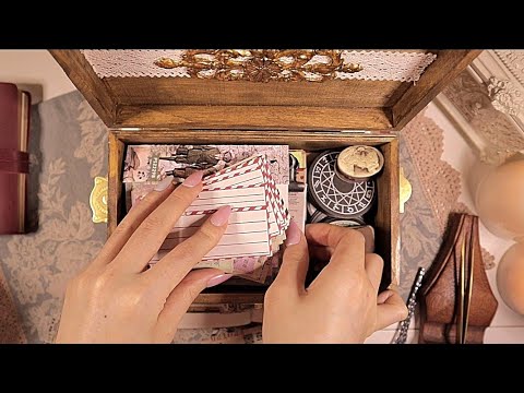 Видео: ASMR Декорирование старинного дневника 3 Hours | Journaling Scrapbooking Relaxing Sounds | hwaufranc
