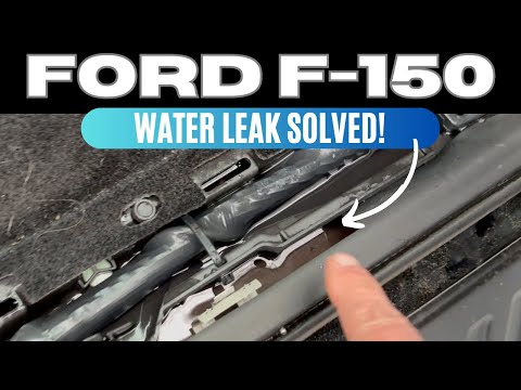 Видео: Утечка воды со стороны пассажира Ford F150