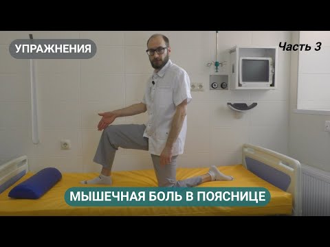 Видео: КАКИЕ УПРАЖНЕНИЯ ДЕЛАТЬ ПРИ БОЛИ В ПОЯСНИЦЕ? (часть 3)
