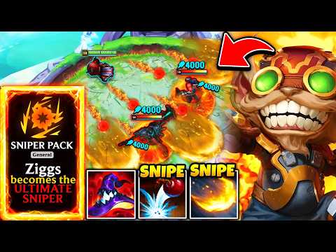 Видео: Я получил идеальную оснастку для арены «Снайпер Зиггс»! (Спам Q каждые 0,3 секунды + Эзреальные у...