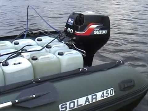 Видео: Солар 450 + Сузуки DT40 водомет