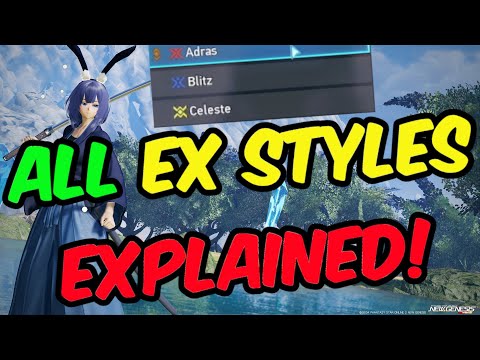 Видео: [PSO2:NGS] Объяснение каждого стиля EX!
