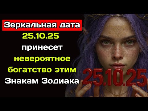 Видео: Зеркальная дата 25 10 2025 принесет невероятное богатство этим Знакам Зодиака