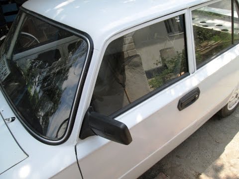 Видео: Установка сплошного стекла от ВАЗ 2105-07 на Ваз 2101. Убираем форточку.