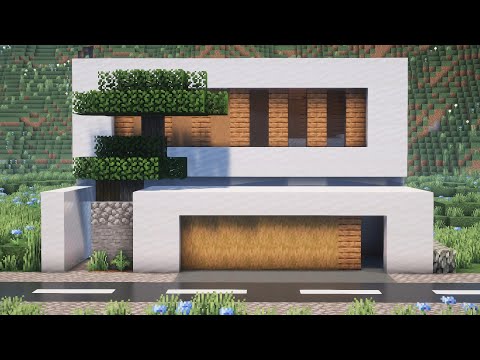 Видео: Современный дом в майнкрафте