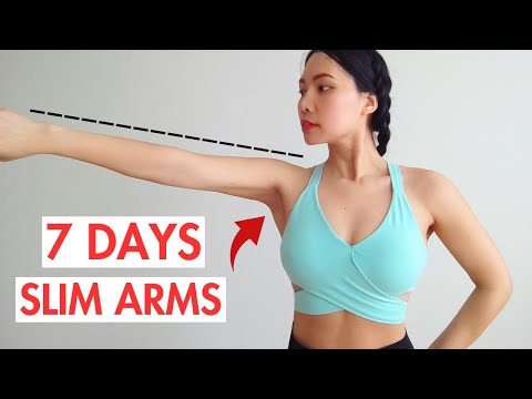 Видео: 7-дневный курс «Стройные руки», избавление от выпуклостей на бюстгальтере, жира в подмышках, трен...