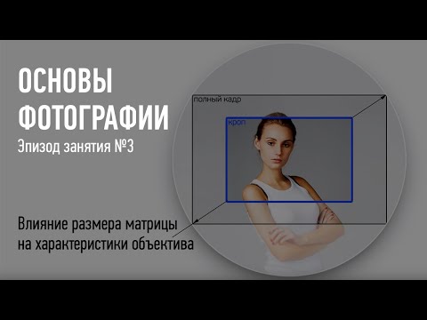 Видео: Основы фотографии. Эпизод занятия №3.  Антон Мартынов