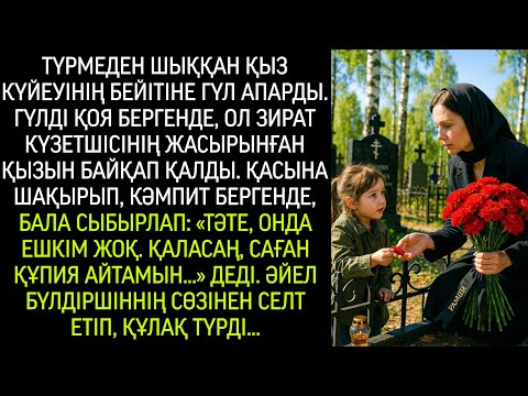 Видео: Түрмеден шыққан қыз күйеуінің қабіріне гүл апарды. Еңкейіп қойған сәтте…