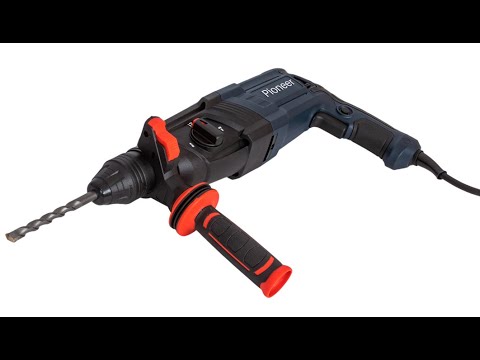 Видео: Перфоратор Pioneer RH-E1100H-01C с системой активного виброгашения. Пока единственный обзор...