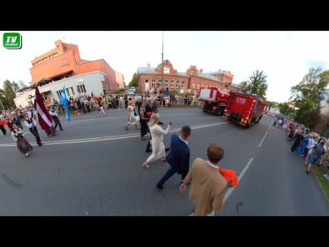 Видео: Парад предприятий Резекне 2025. День города -740