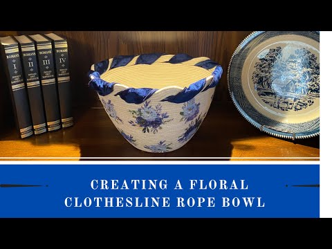 Видео: Создание цветочной чаши из бельевой веревки