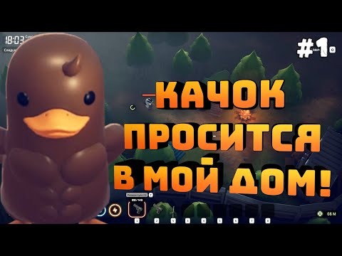 Видео: Escape from Duckov. Серия #1. Дерусь с воронами. Качок хочет в мой дом!
