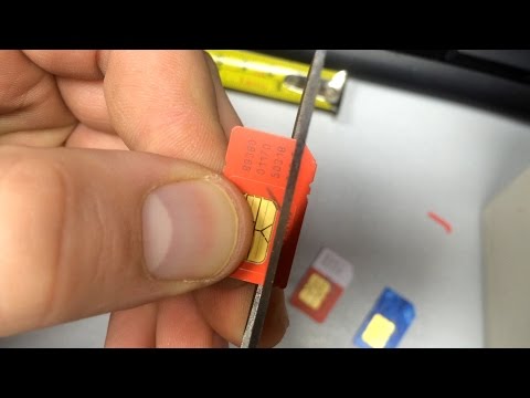 Видео: Как обрезать нано сим (nano sim)