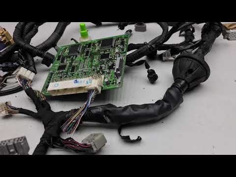 Видео: 3s gte Caldina ST246 электрика двс, иммобилайзер 3s gte. Поставил и завел. Готовая электрика + тест.