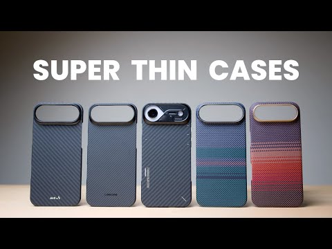 Видео: 5 супертонких чехлов для iPhone Air // Арамидное волокно