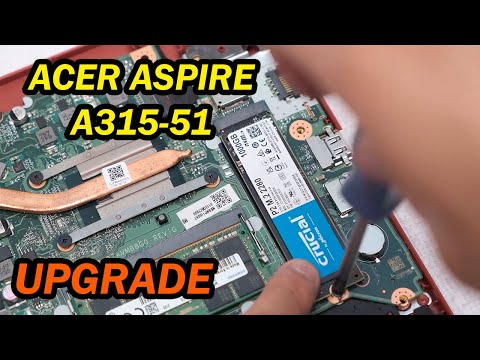 Видео: Обновление ноутбука💻Acer A315-51 | установите твердотельный накопитель M.2, оперативную память и 2,5