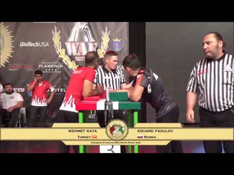 Видео: ЧМ 2017 Еduard Fazulov (Russia) - Mehmet Kaya (Turkey) 