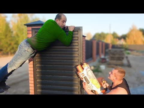 Видео: Лысый ПРОНИК в Дом и СТЫРИЛ.......? NERF BROTHERS