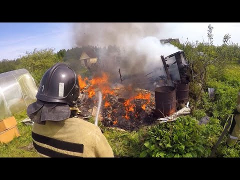 Видео: Бодренькое утро | 2 пожара в одном видео