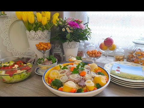 Видео: Готовим Бешпармарк в Германии!Мясо по казахски!