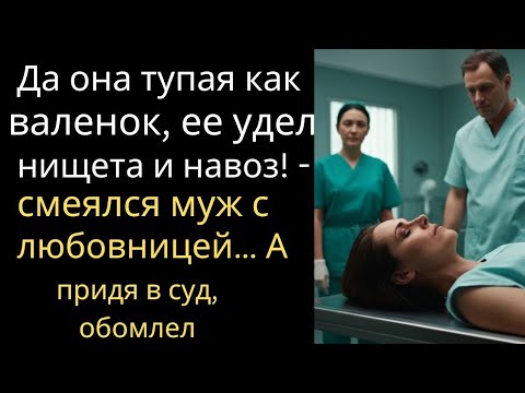 Видео: Да она тупая как валенок, ее удел нищета и навоз! - смеялся муж с любовницей… А придя в суд, обомлел