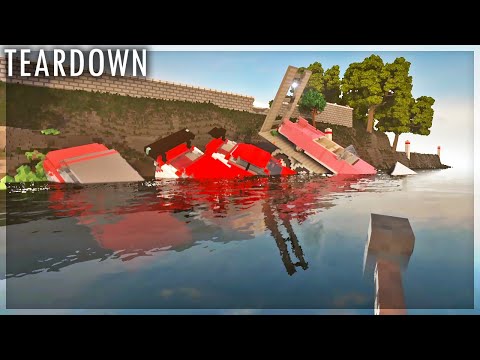 Видео: УТОПИТЬ 6 МАШИН ЗА 60 СЕКУНД! TEARDOWN