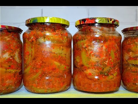 Видео: ХОТЬ 100 БАНОК ЗАКРОЙ - БУДЕТ МАЛО!ОБАЛДЕННЫЕ МАРИНОВАННЫЕ ЗЕЛЁНЫЕ ПОМИДОРЫ НА ЗИМУ ПО-ГРУЗИНСКИ#436