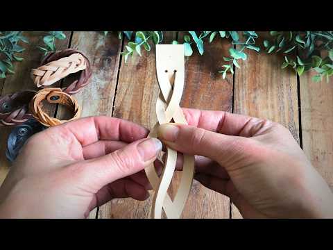 Видео: Самая простая таинственная коса! | Учебник по плетению кожаного магического браслета из 3 прядей