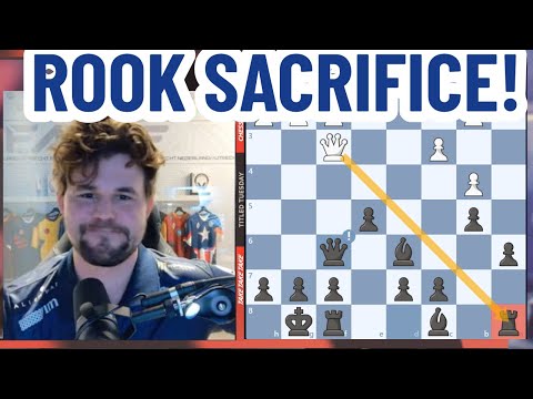 Видео: Если Магнус выиграет эту игру, он наберет 11 из 11 11 ноября в Titled Tuesday.