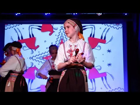 Видео: Вепсский танец «Весь»