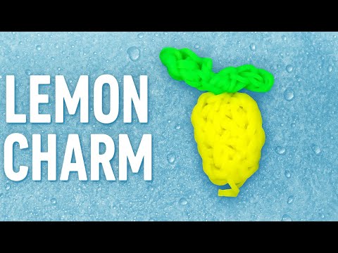 Видео: Как сделать лимонный шарм из резинок – Добавка к браслету Citrus Pop