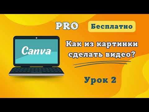 Видео: Как в CANVA из фото сделать видео? Урок 2