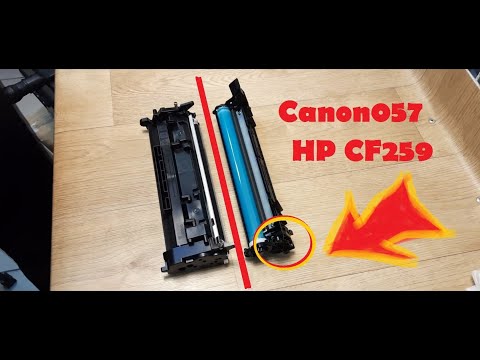 Видео: Canon 057 / HP CF259 Заправка картриджа. ЧИП. Разборка, чистка картриджа / Cartridge Refill