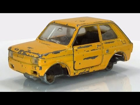 Видео: Fiat 126 Политойс. Реставрация литой модели 1974 года.