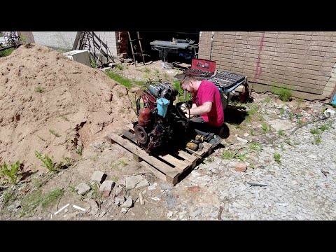 Видео: НАКОНЕЦ-ТО В РАБОТЕ!!! Дефектовка двигателя трактора т-25.