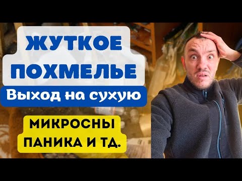 Видео: Жуткое похмелье | Выход на сухую |Микросны, панические атаки и тд.