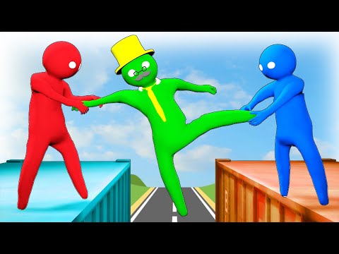Видео: ТАКОГО ТРОЛЛИНГА ОН НЕ ОЖИДАЛ! GANG BEASTS!!!