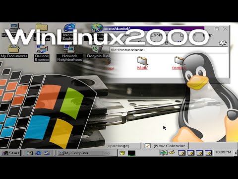 Видео: Полноценный Linux из-под старого Windows: WinLinux 2000