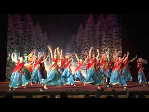 Видео: Индийский танец.  Хореографический ансамбль "Тысячелетие" руководитель Ольга  Куванова