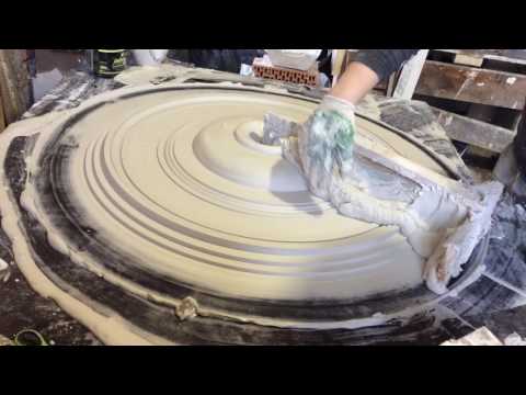 Видео: Розетка гипсовая изготовление