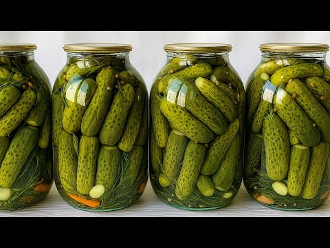 Видео: РЕЦЕПТ, КОТОРЫЙ КОНСЕРВНЫЕ ЗАВОДЫ ДЕРЖАТ В СЕКРЕТЕ! Хрустящие и Ароматные маринованные огурцы.