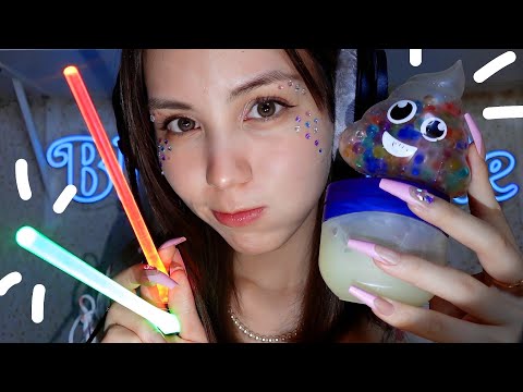 Видео: (Японский ASMR с субтитрами) Мои любимые ASMR-триггеры💙 длинные ногти💅