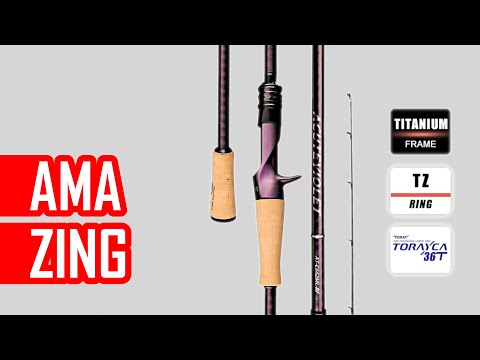 Видео: Обзор лучшего универсального удилища для ловли на приманку: PureLure Acuteviolet