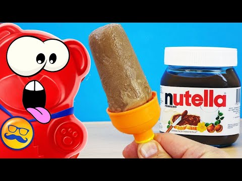 Видео: МОРОЖЕНОЕ ИЗ НУТЕЛЛЫ и ЖЕЛЕЙНЫЙ МЕДВЕДЬ ВАЛЕРА