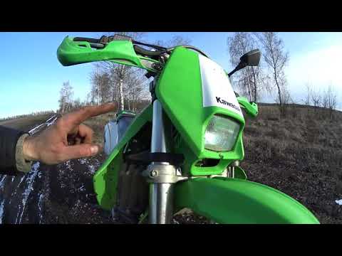 Видео: Kawasaki KLX300R , обзор, тестдрайв.