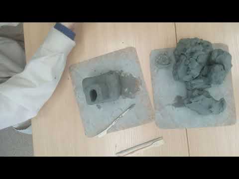 Видео: Печка из глины.